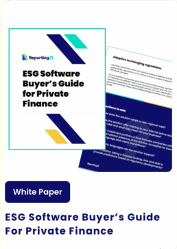 ESG software buyer's guide for private finance