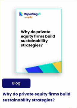 Why do private equity firms build sustainability strategies?