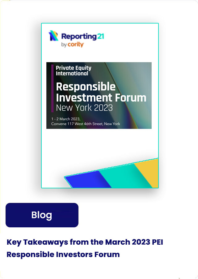 Key Takeaways from the March 2023 PEI Responsible Investors Forum